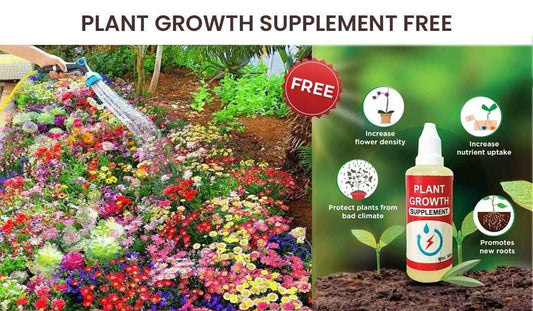 Buy Flower Seeds Pack of 100 and Get Free Plant Growth Supplement