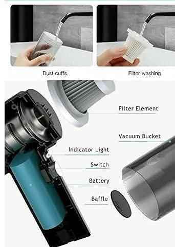 BD Portable Air Duster Wireless Vacuum Cleaner - Powerful Cleaning Solution